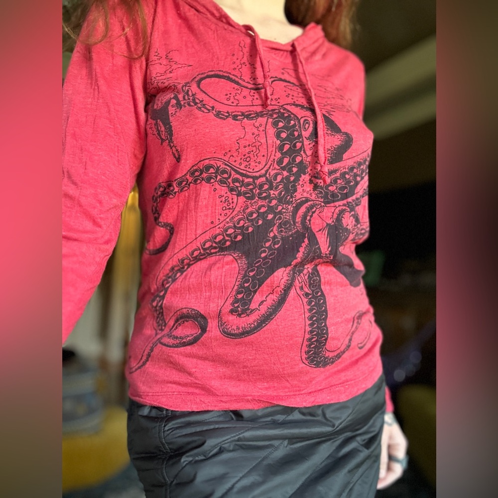 NWOT Adorable Hooded Octopus Sweater - Picture 4 of 5